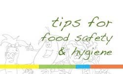 Tips for food safety and hygiene